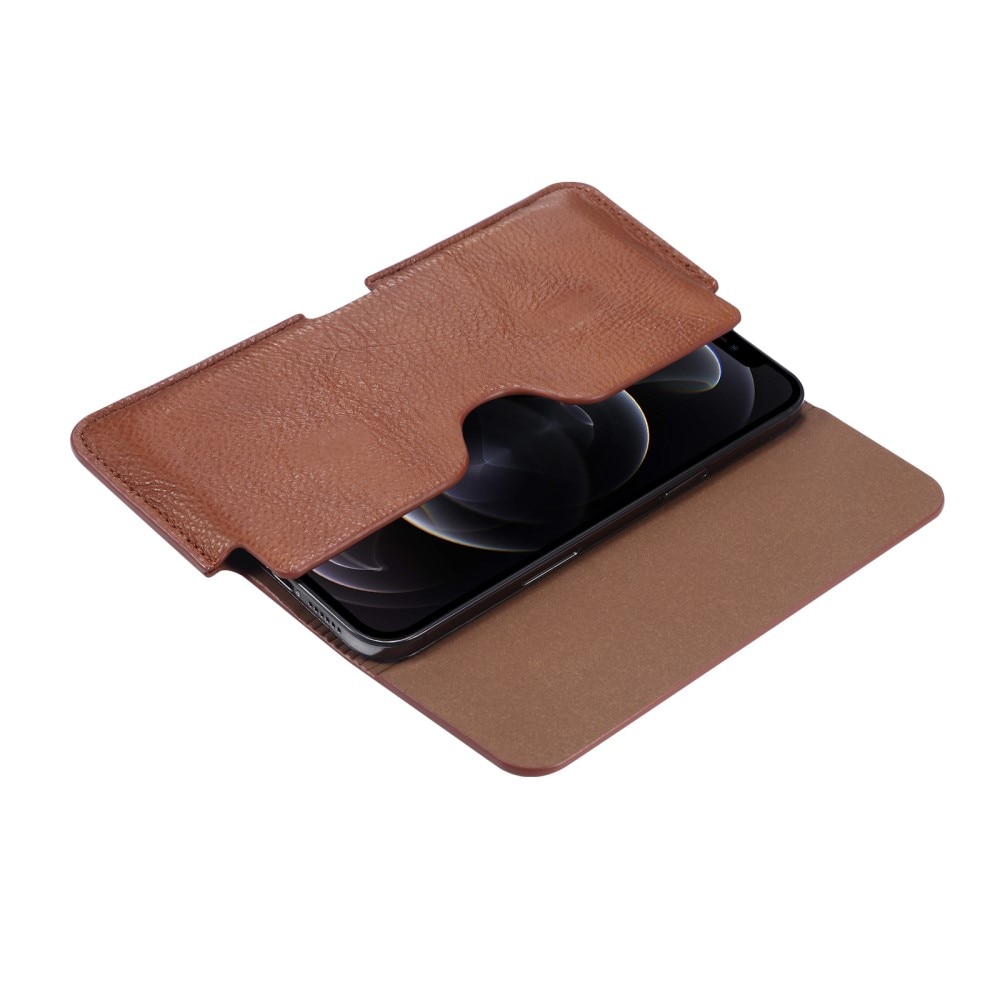 Bæltetaske Læder Xiaomi 14 brun