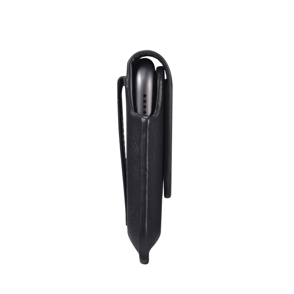 Bæltetaske Læder iPhone XR sort