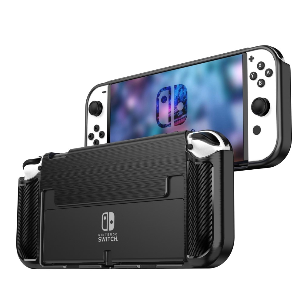 Brushed TPU Cover Nintendo Switch OLED Black