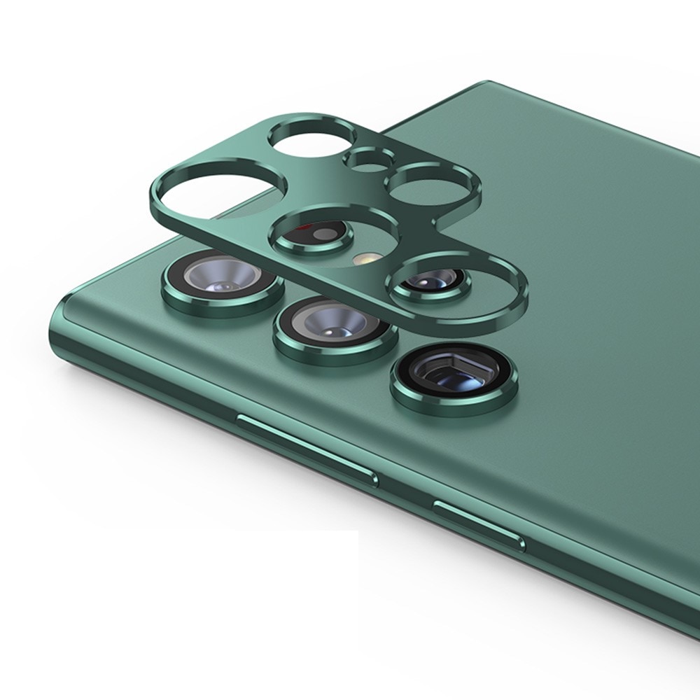 Kamerabeskyttelse Aluminium Samsung Galaxy S22 Ultra grøn