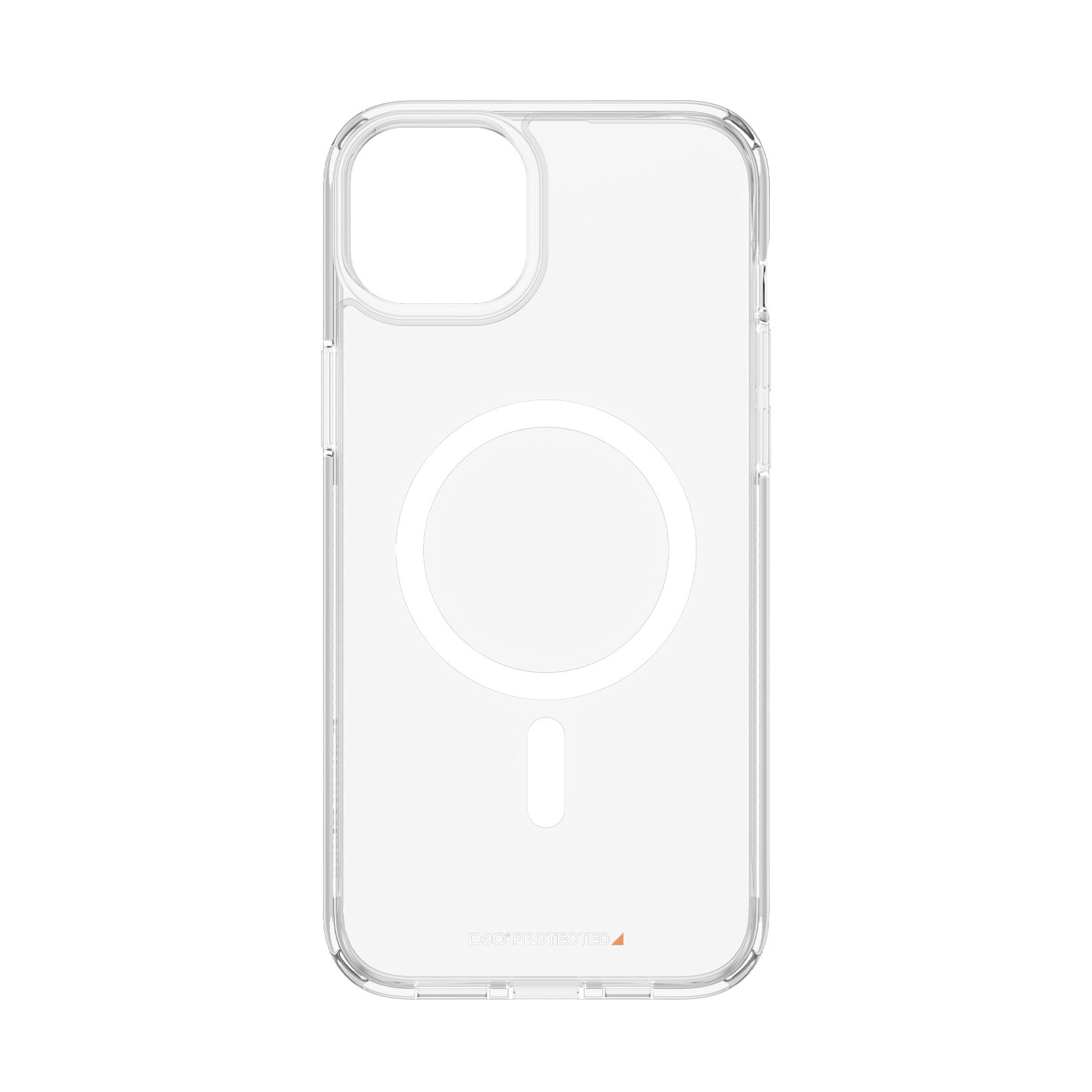 iPhone 15 Plus Hardcase D3O MagSafe Transparent