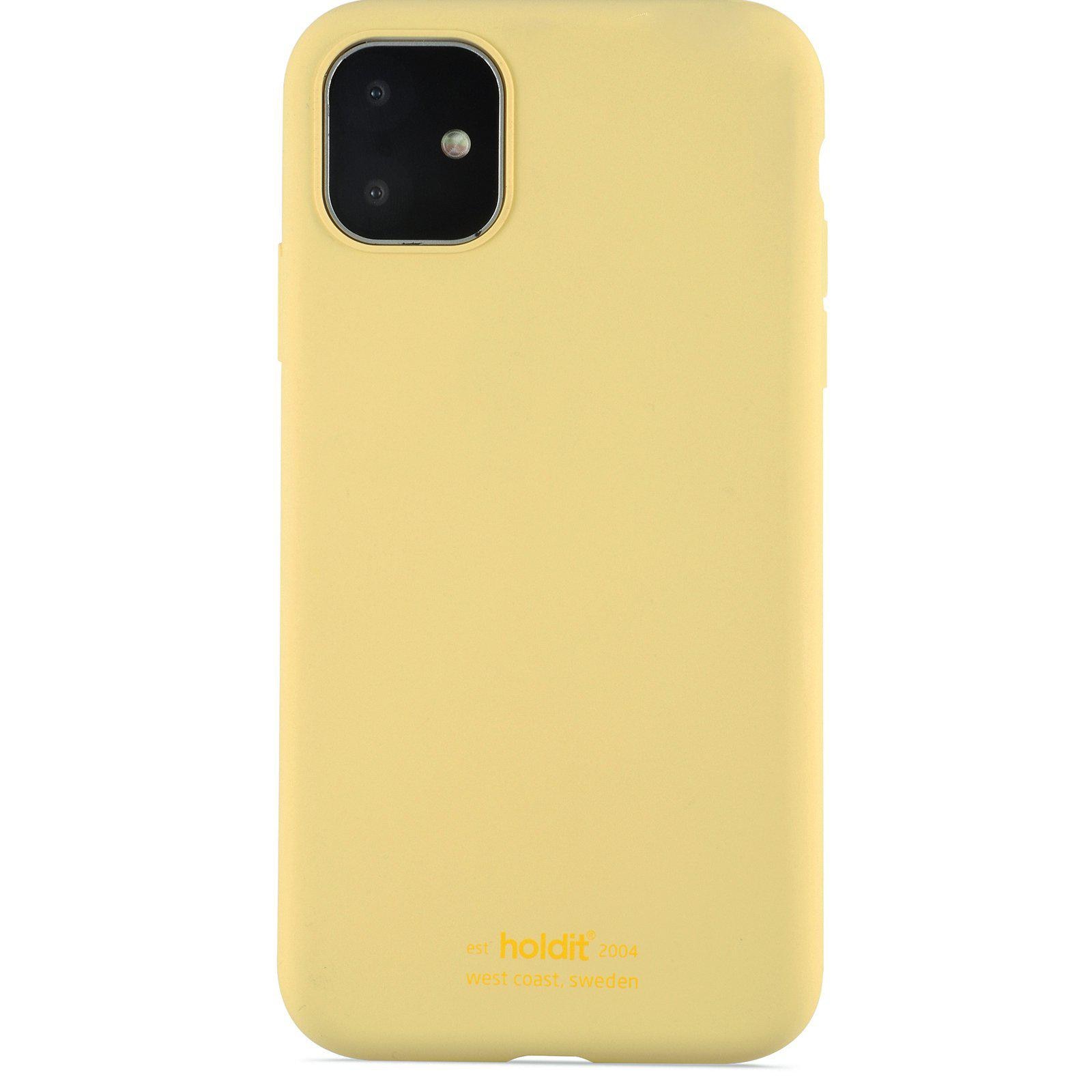 Cover Silikone iPhone 11/XR Gul