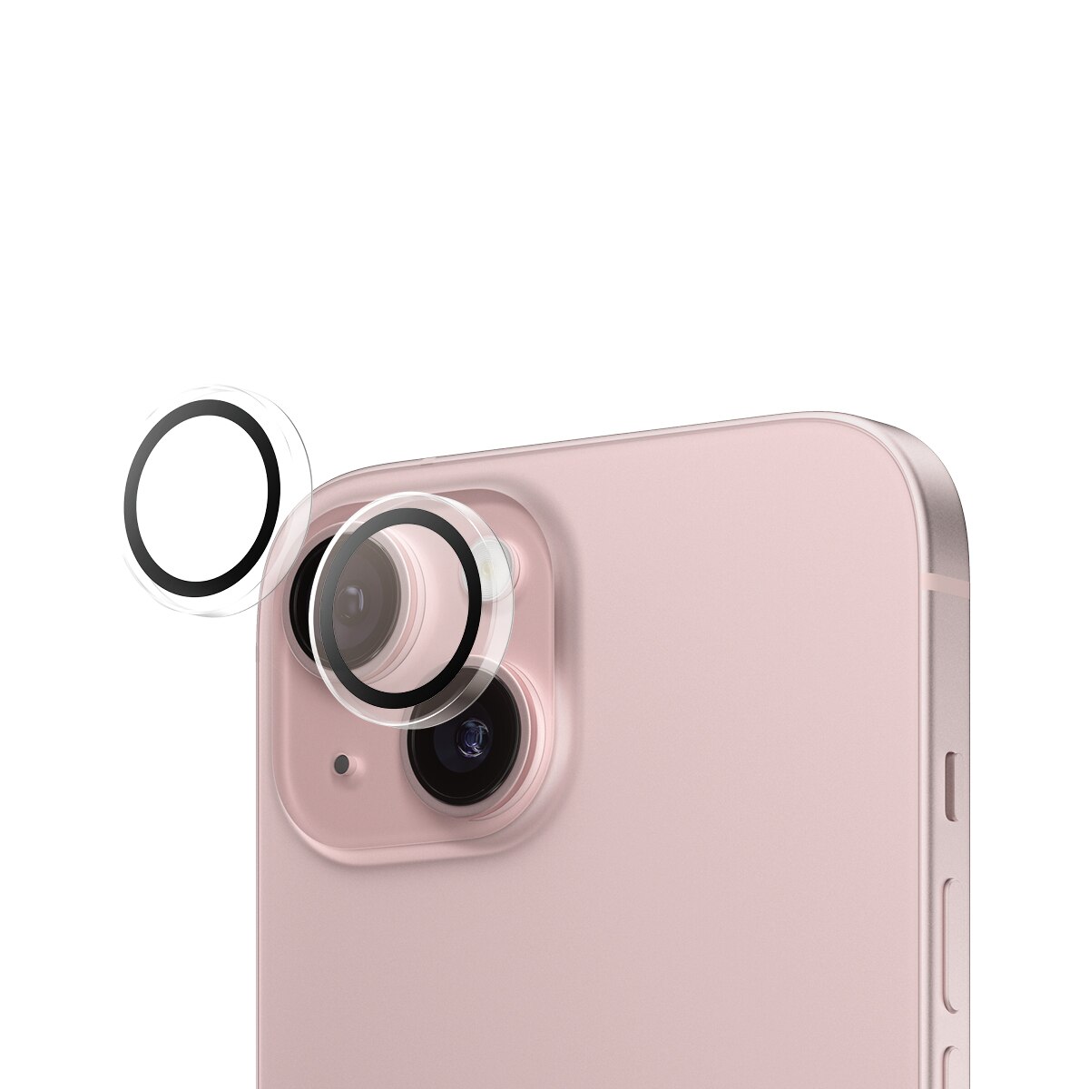iPhone 15 Hoops Camera Lens Protector Gennemsigtig