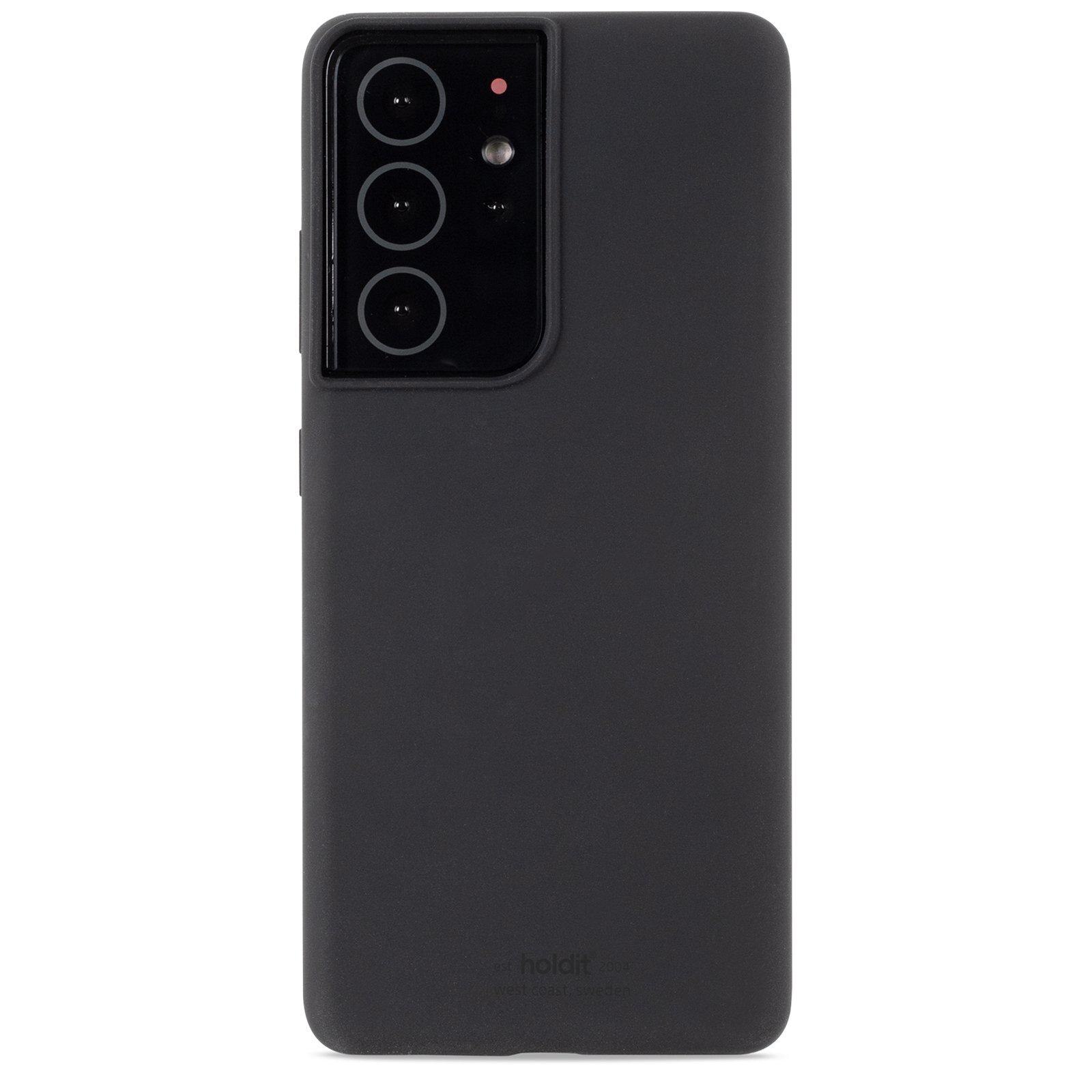 Cover Silikone Samsung Galaxy S21 Ultra Sort