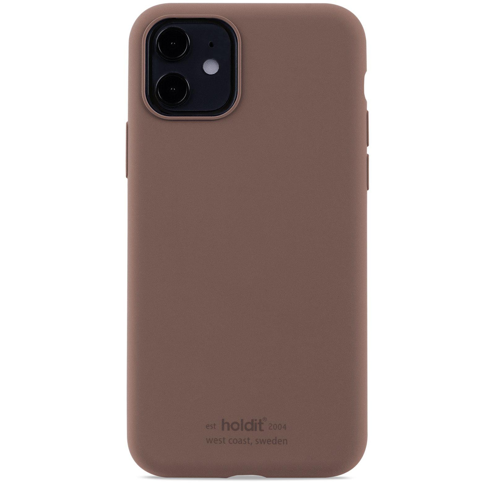 Cover Silikone iPhone XR Dark Brown