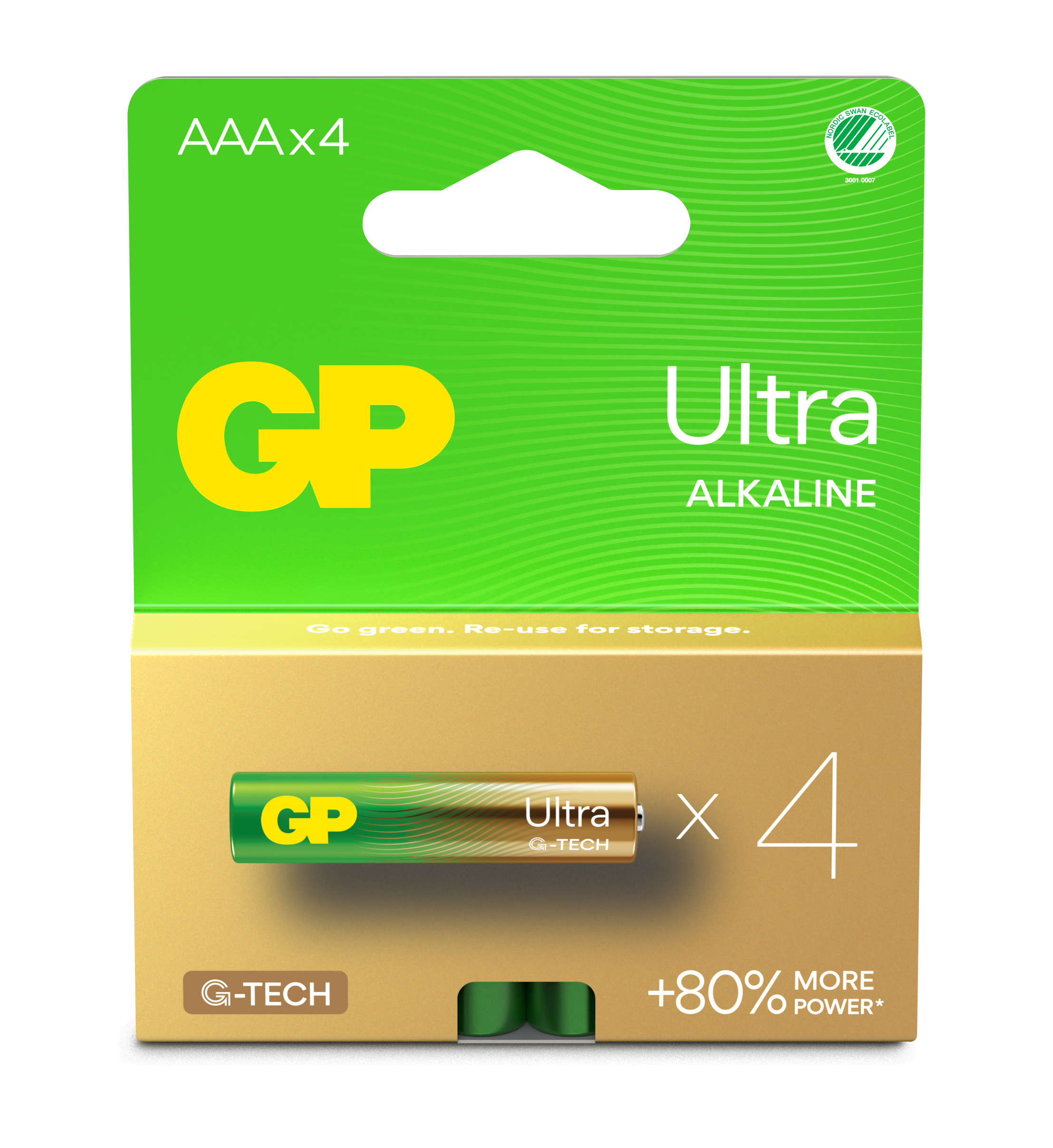 Ultra Alkaline AAA batteri 24AU/LR03 (4-pak)