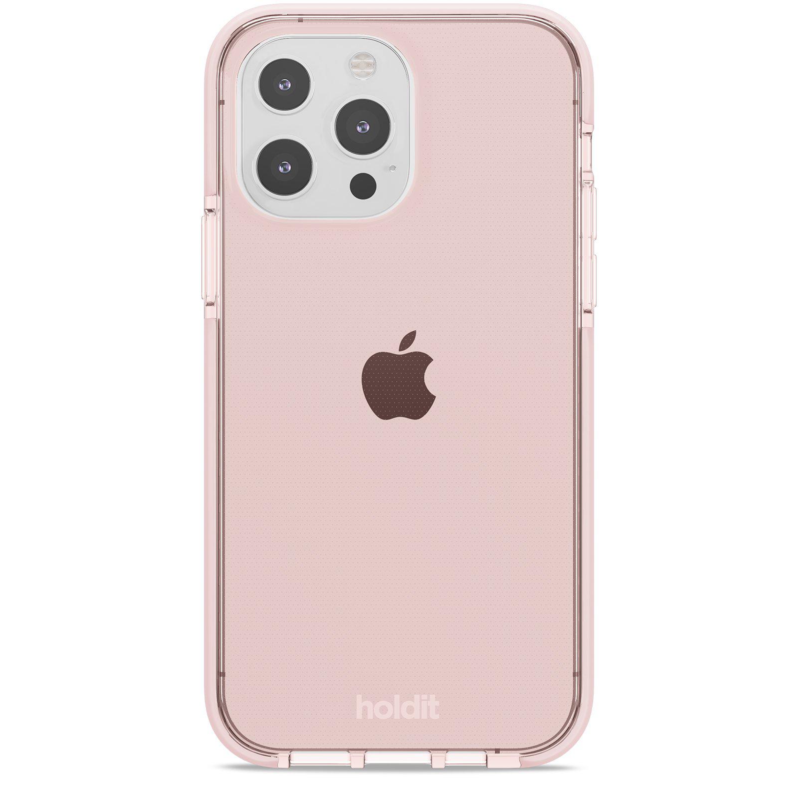 Cover Seethru iPhone 13 Pro Blush Pink