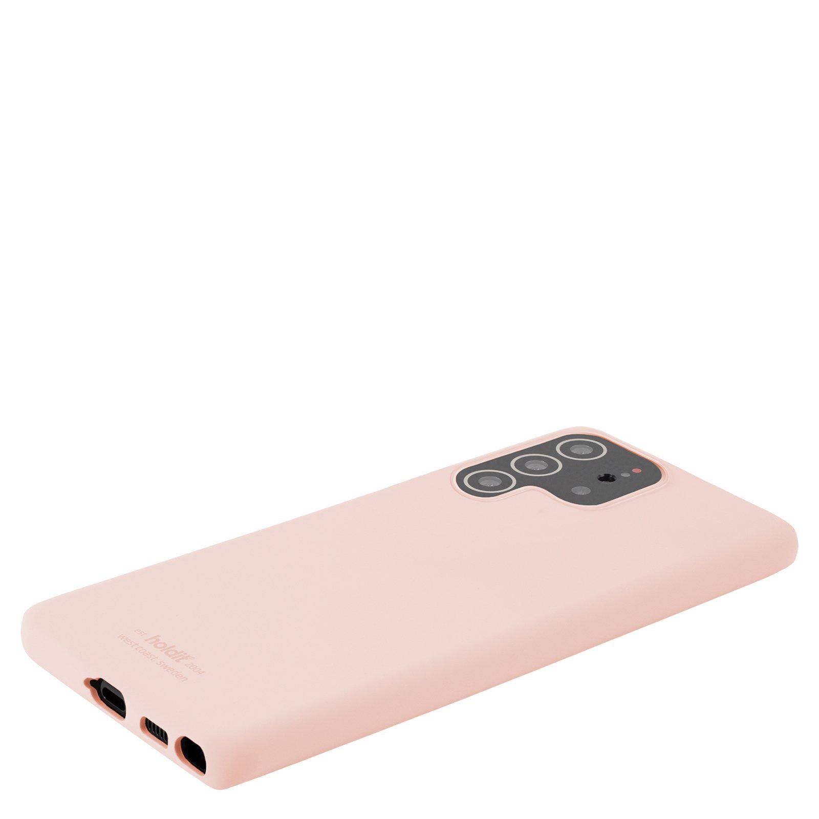 Cover Silikone Samsung Galaxy S22 Ultra Lyserød
