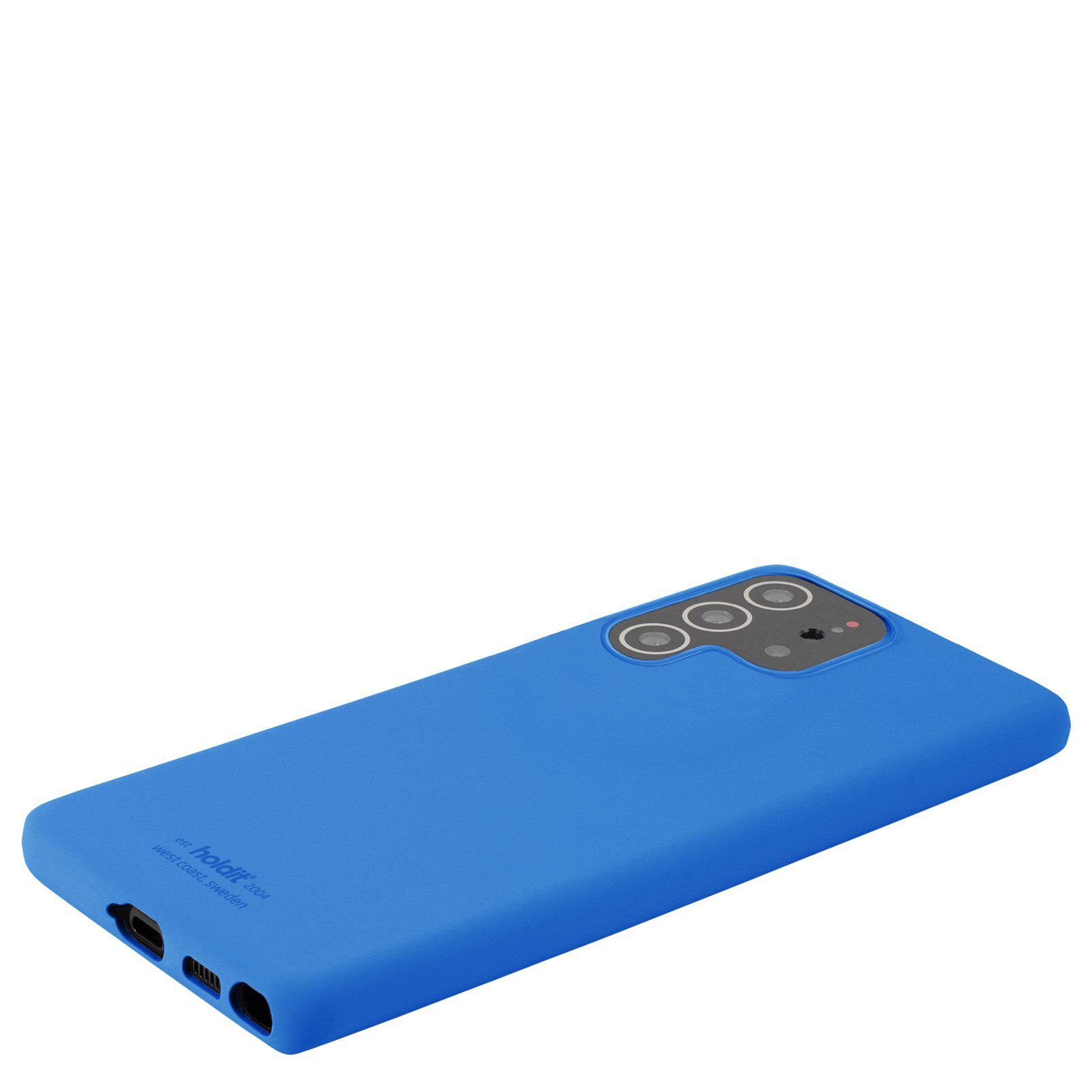 Cover Silikone Samsung Galaxy S22 Ultra Blå