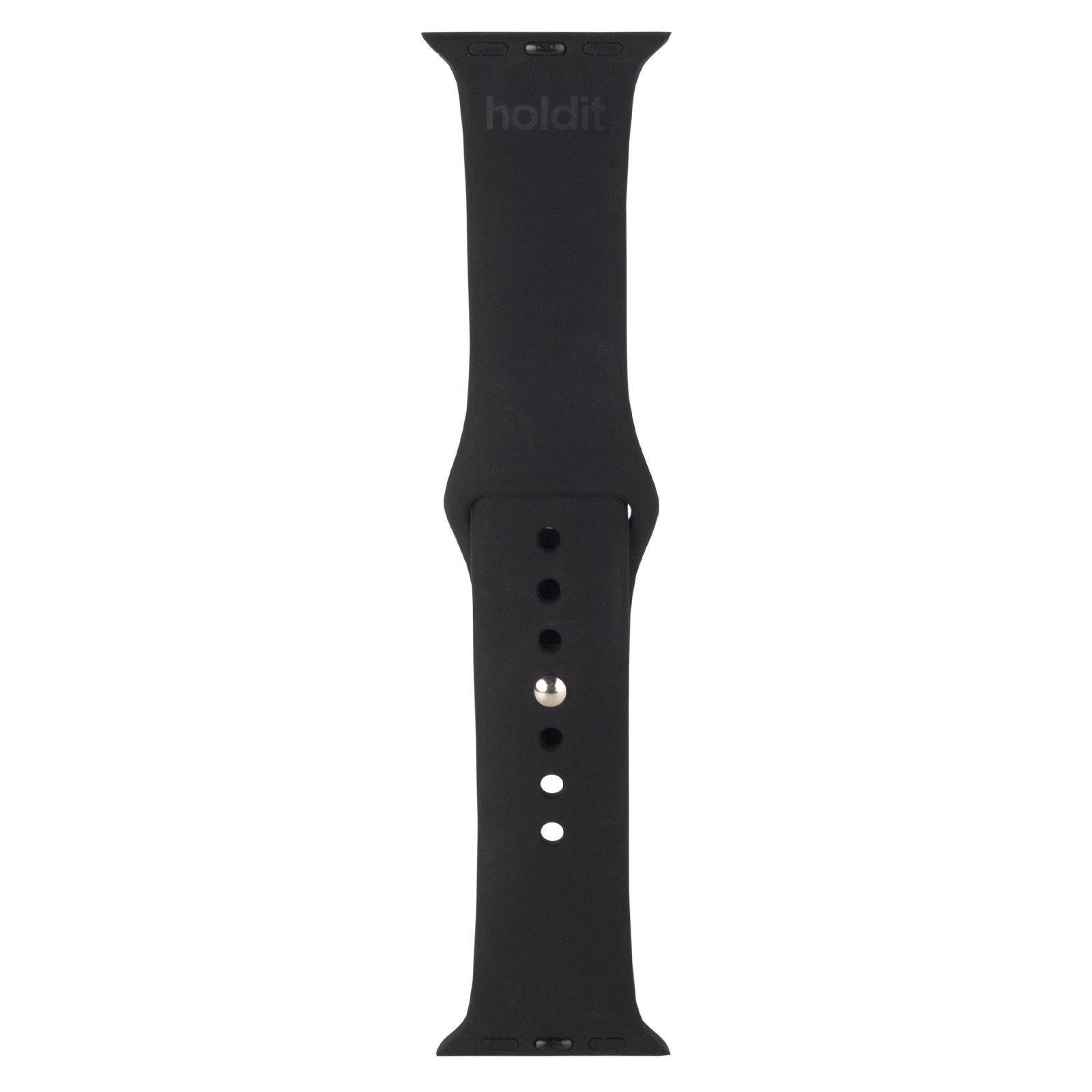 Silikonearmbånd Apple Watch 41mm Series 7 Black