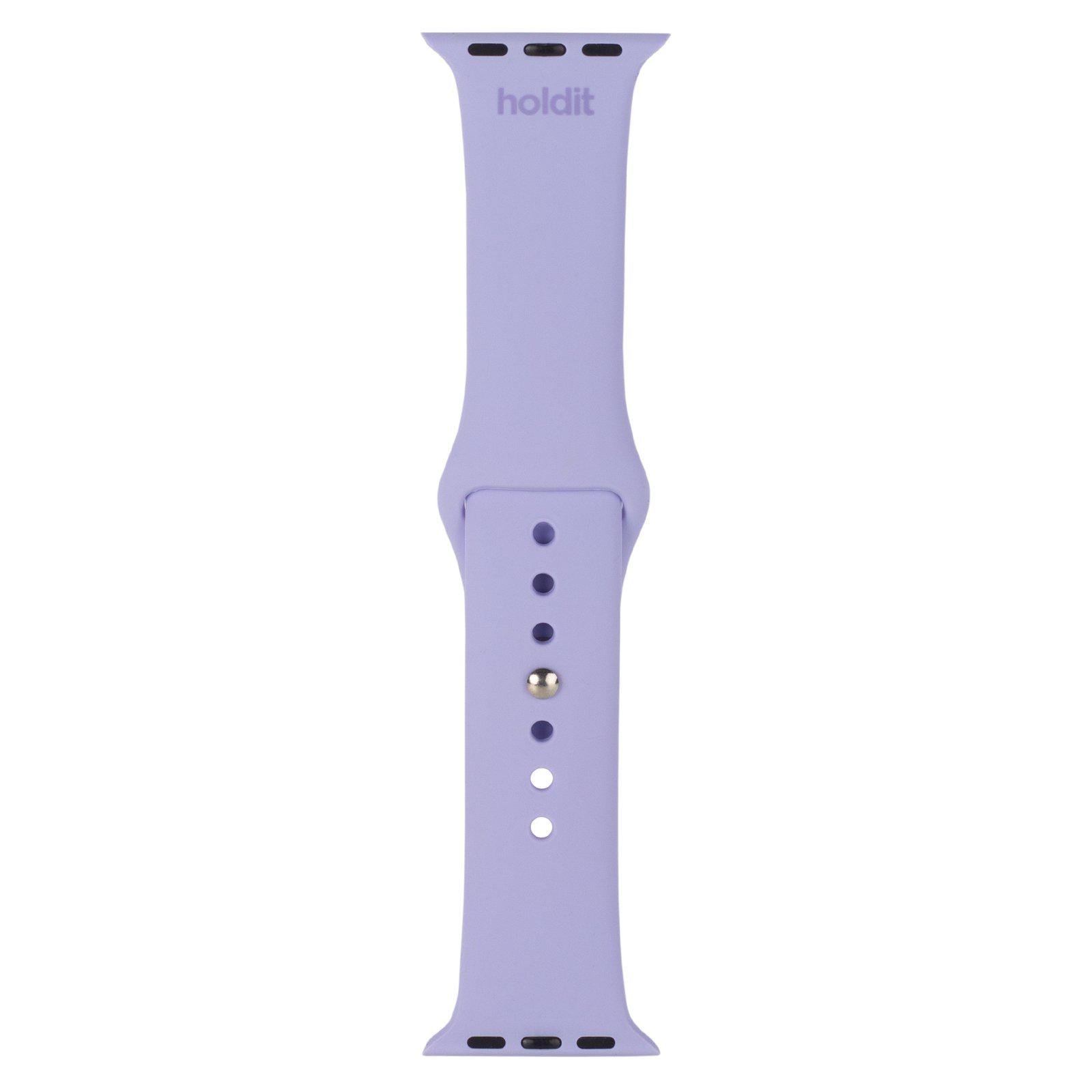 Silikonearmbånd Apple Watch 45mm Series 9 Lavender