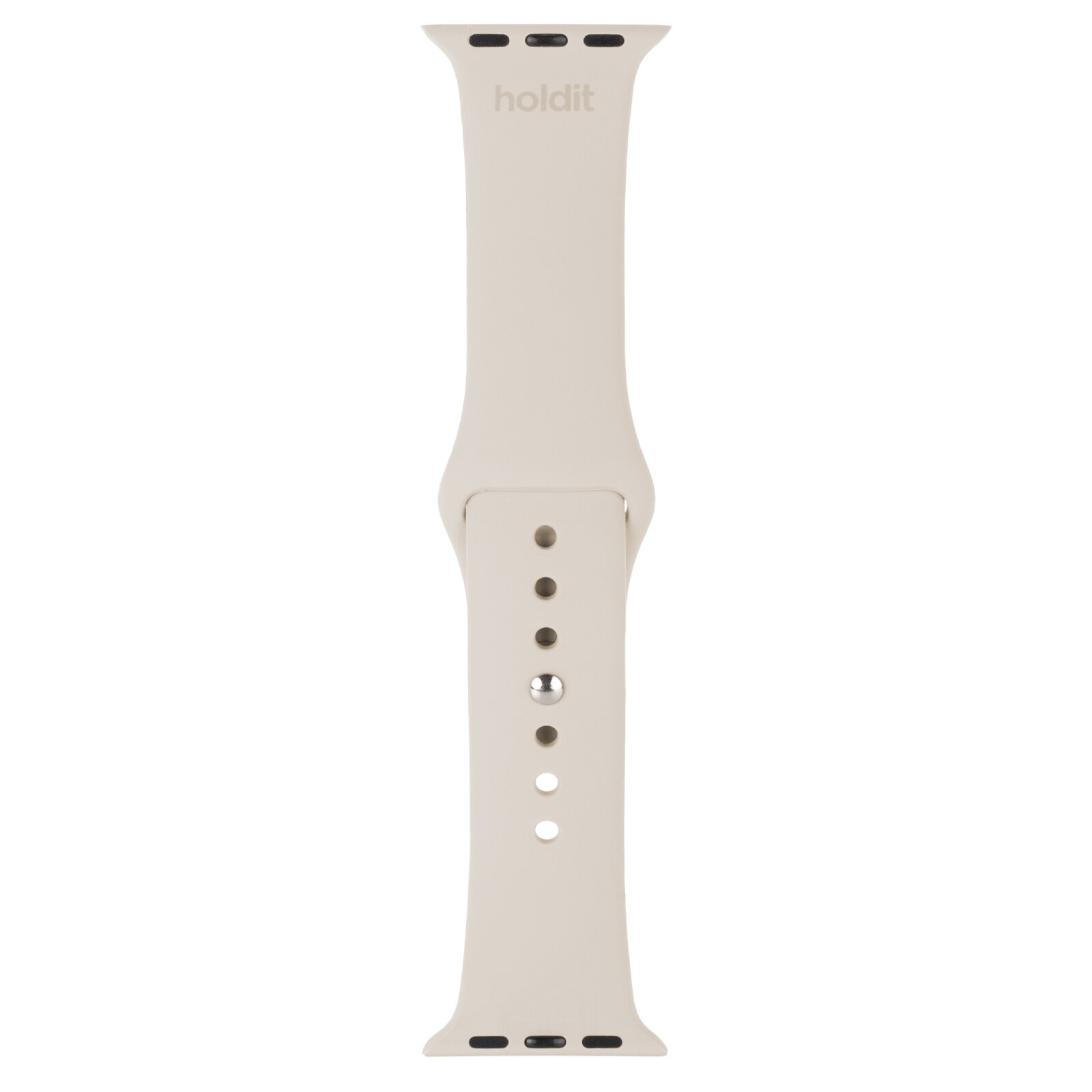 Silikonearmbånd Apple Watch SE 40mm Light Beige