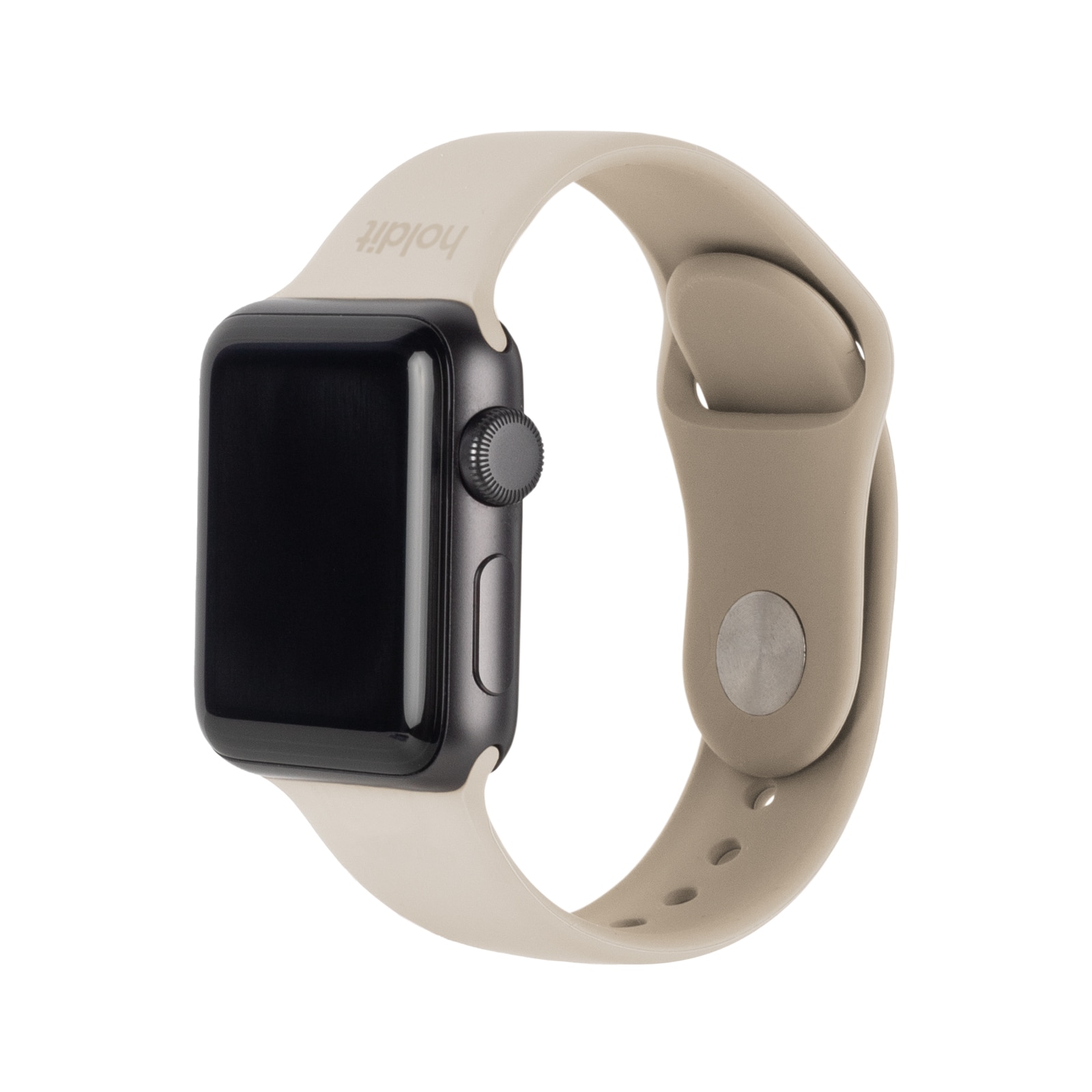 Silikonearmbånd Apple Watch SE 40mm Light Beige