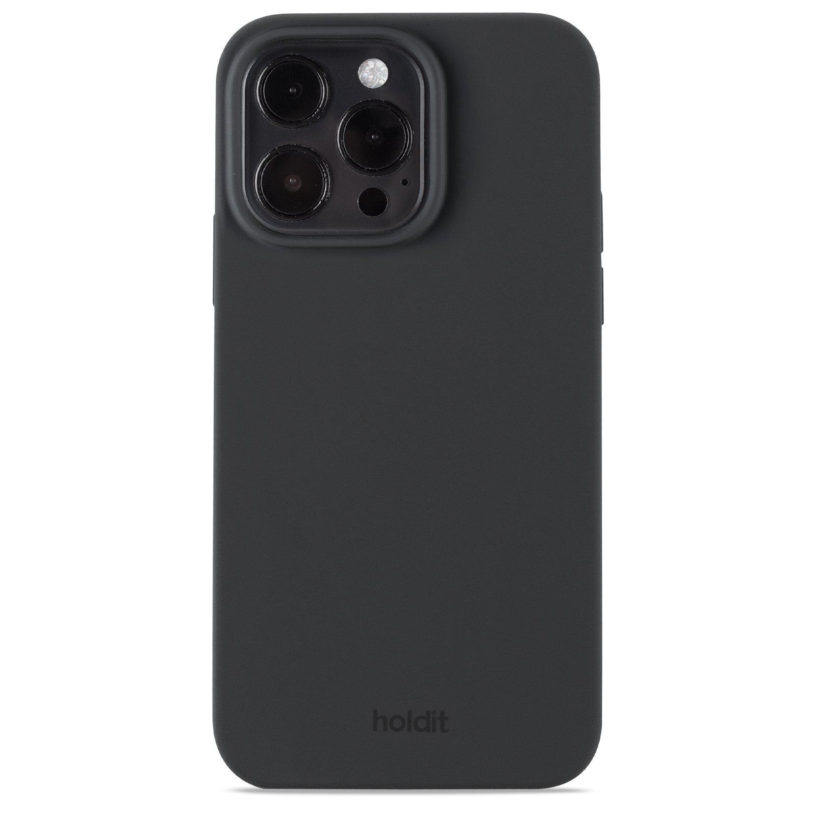 Cover Silikone Apple iPhone 15 Pro Max Sort