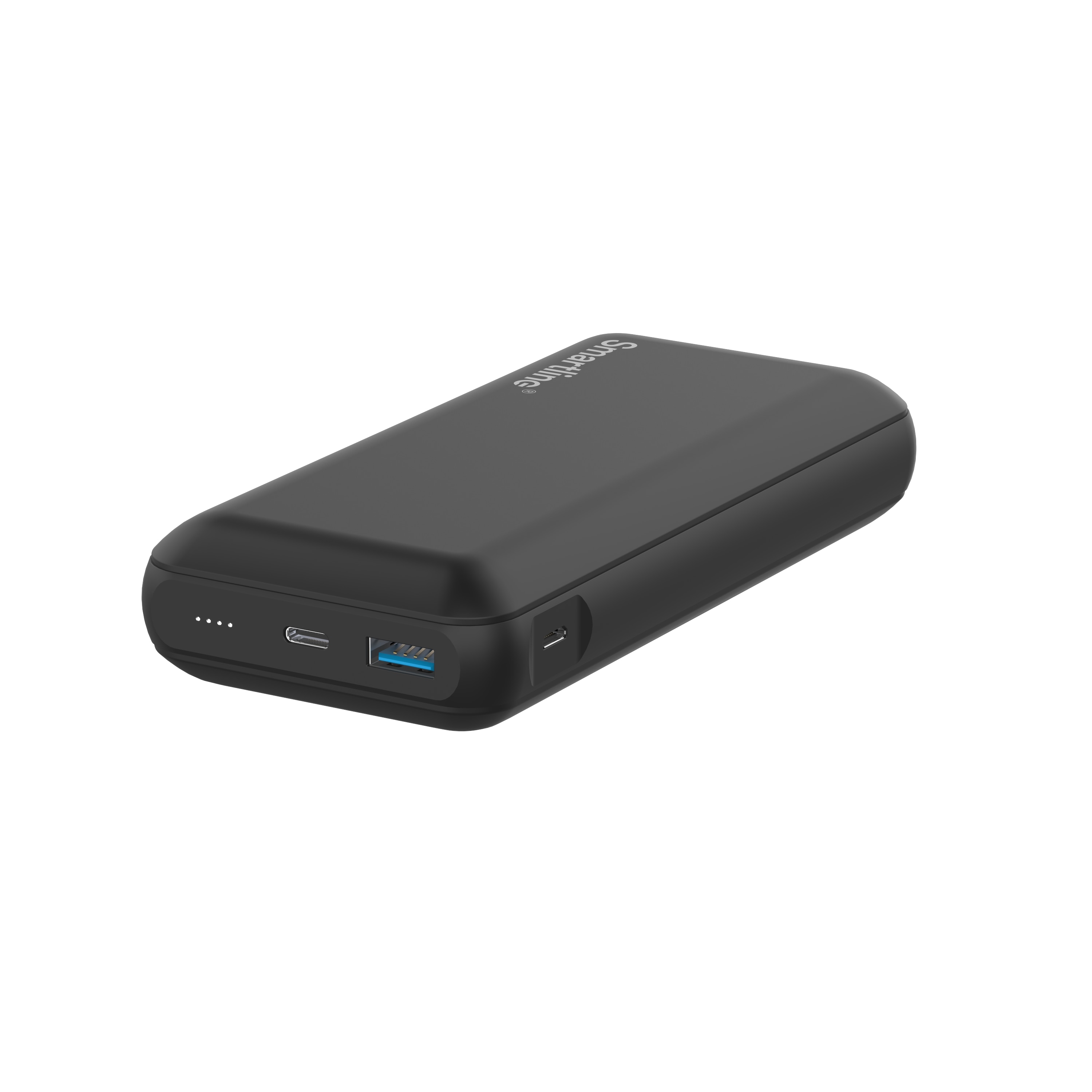 Powerbank 20000 mAh USB-A + USB-C PD sort