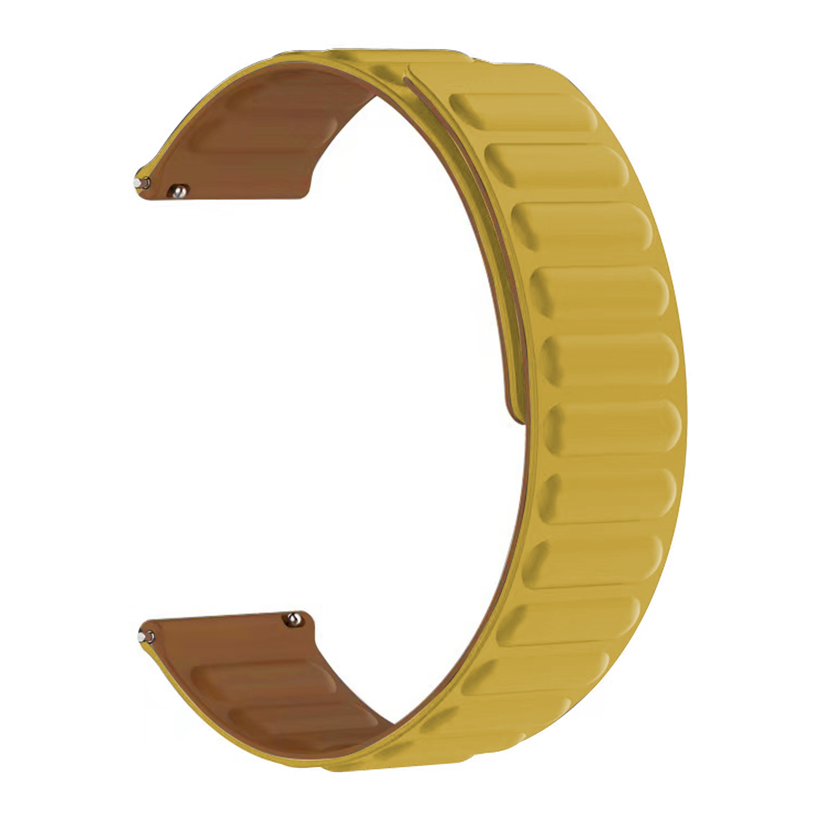 Magnetisk Silikonearmbånd Garmin Vivomove Style gul