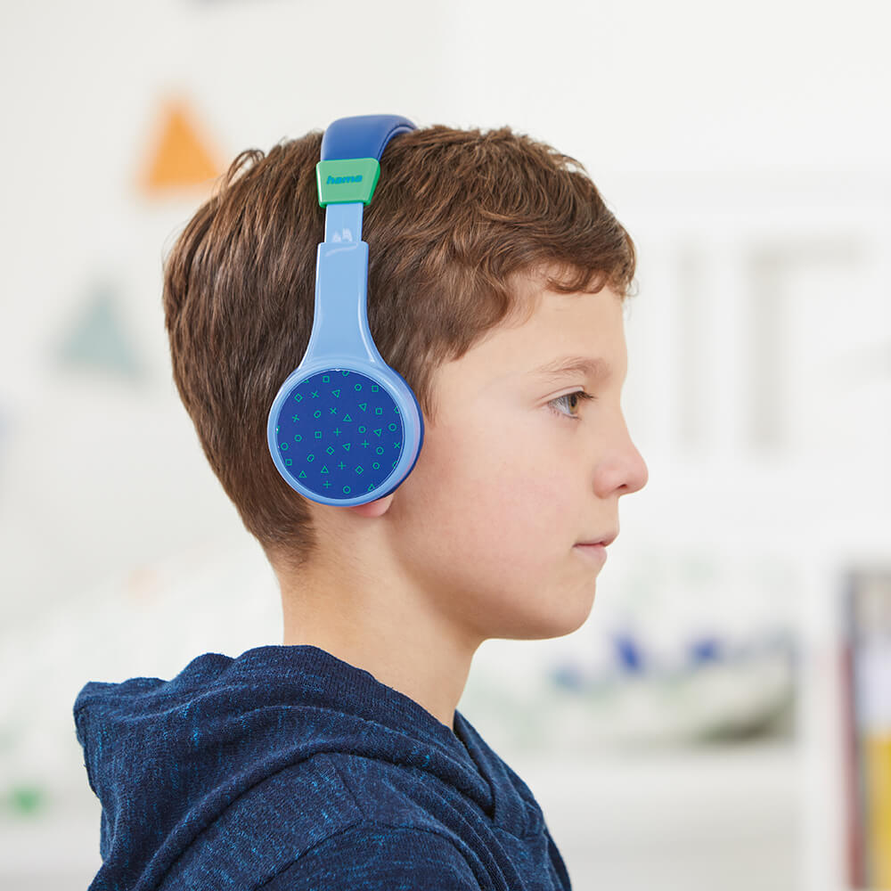 Teens Guard On-Ear Wireless Børnehovedtelefon blå