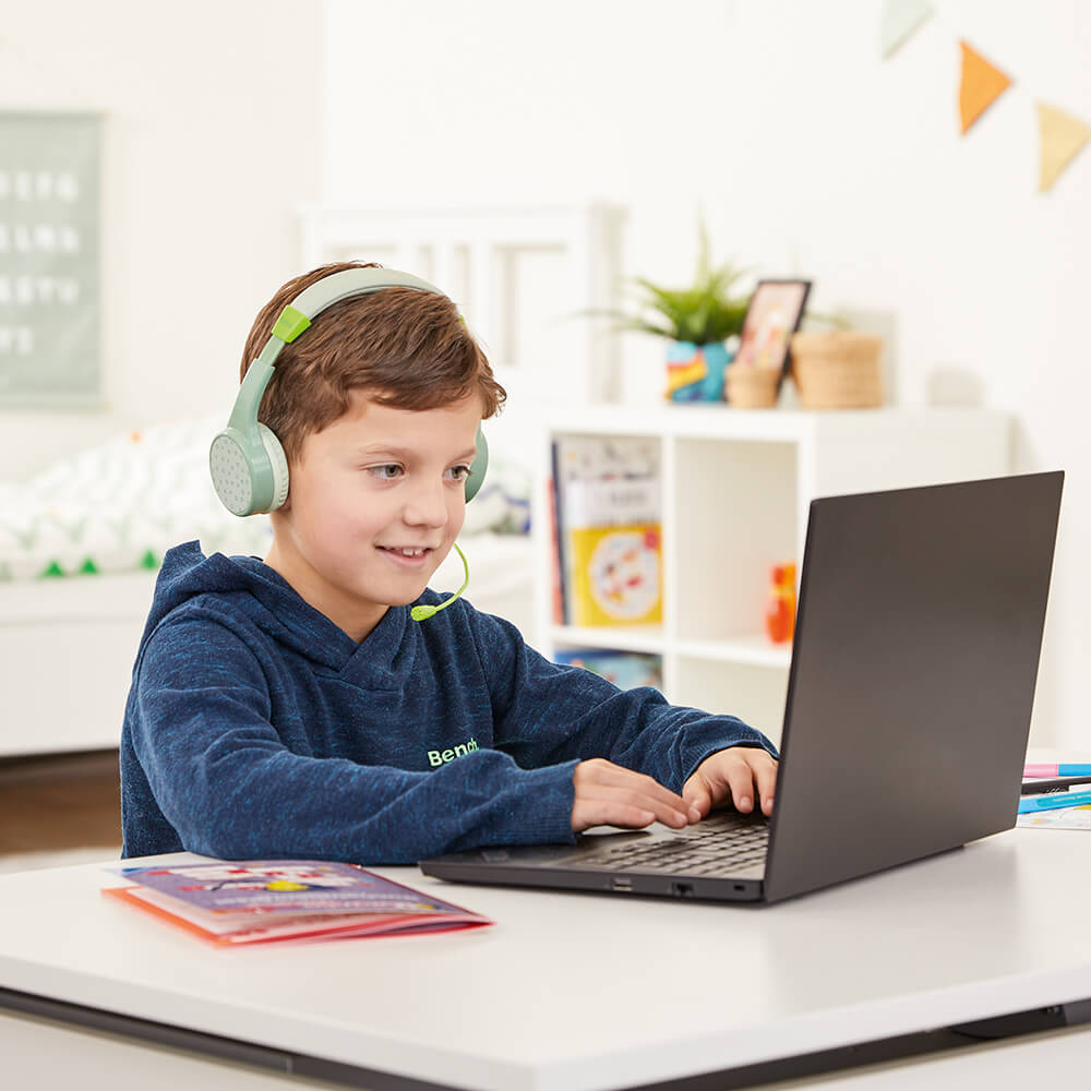 Teens Guard On-Ear Wireless Børnehovedtelefon grøn