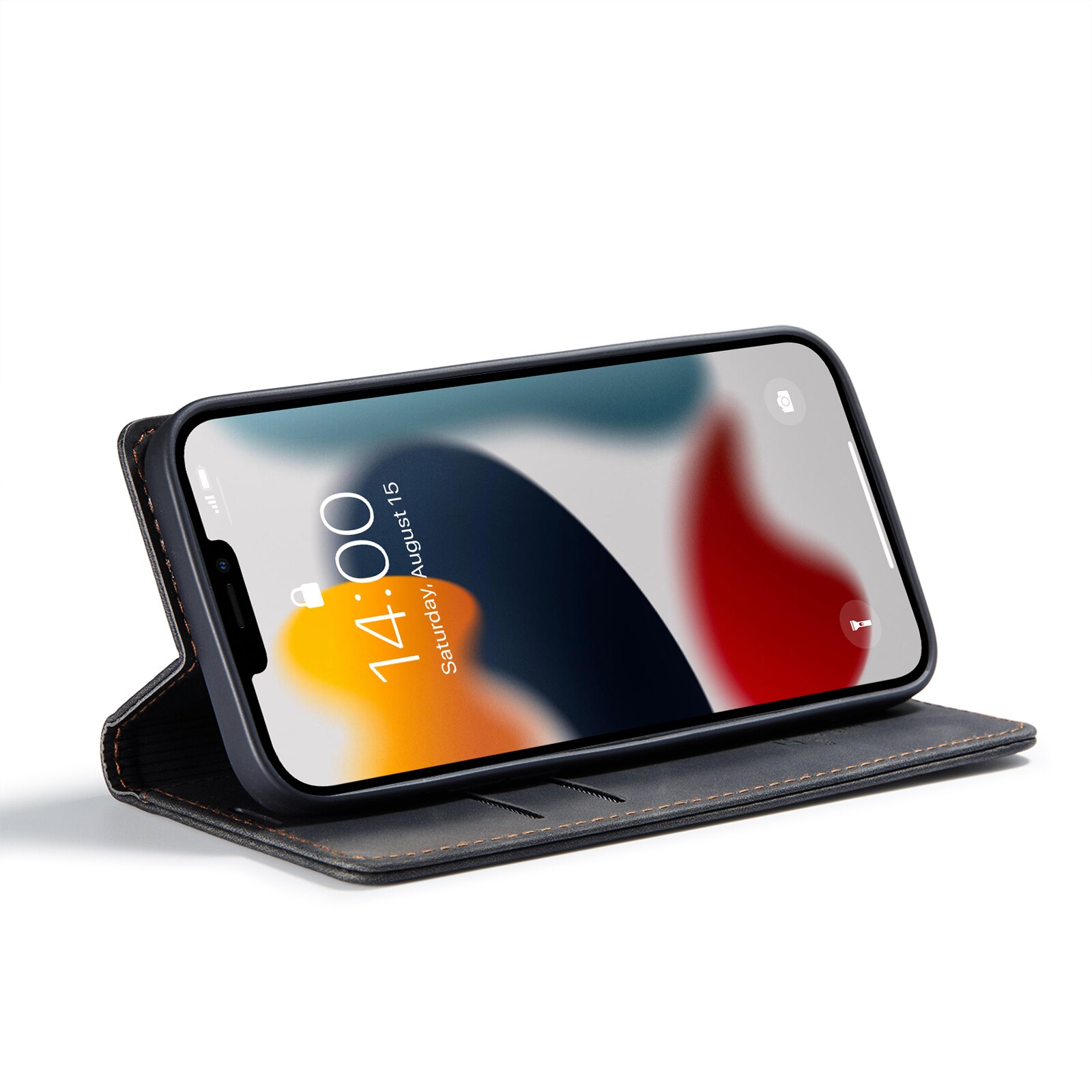 Slim Pung Etui iPhone 13 Pro Sort