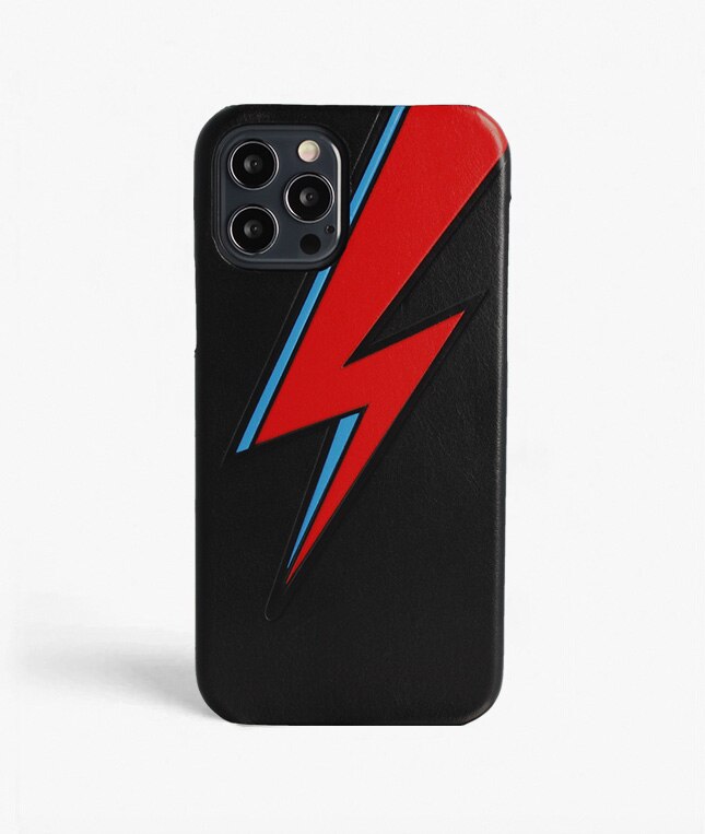 Cover iPhone 12/iPhone 12 Pro Bowie Lightning Black