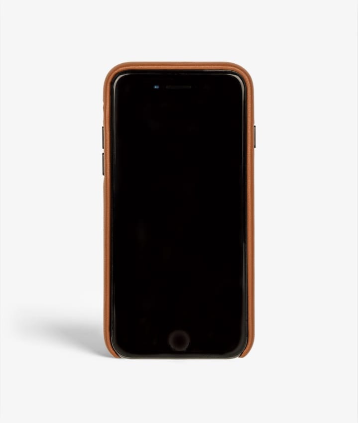 S.C iPhone 7 Wrapped Egdes Nappa Cognac