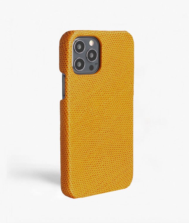 Cover iPhone 12/iPhone 12 Pro Lizard Gul