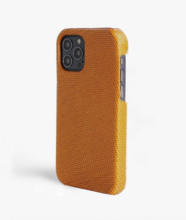 Cover iPhone 12/iPhone 12 Pro Lizard Gul