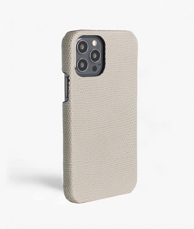 Cover iPhone 12/iPhone 12 Pro Lizard Grå