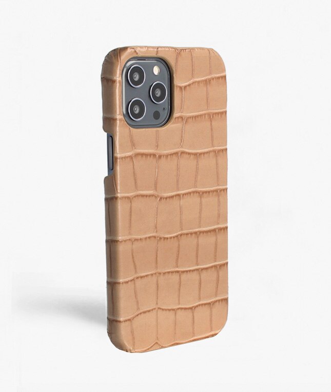 Cover iPhone 12 Pro Max Croco Sand