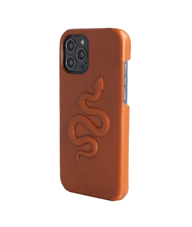 Cover iPhone 12/iPhone 12 Pro Snake Brun