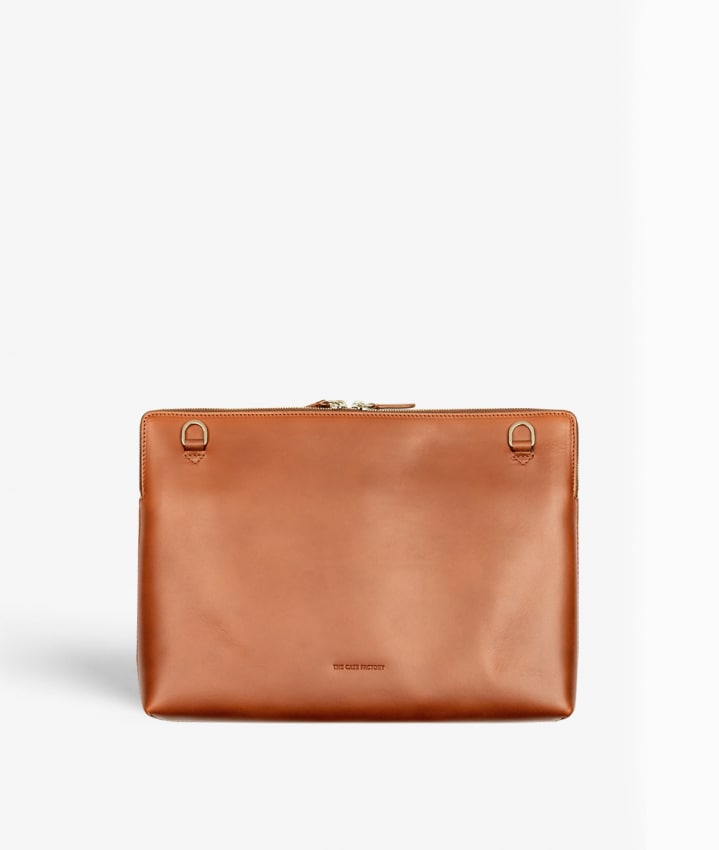 Computertaske 15" Snake Vegetable Brun