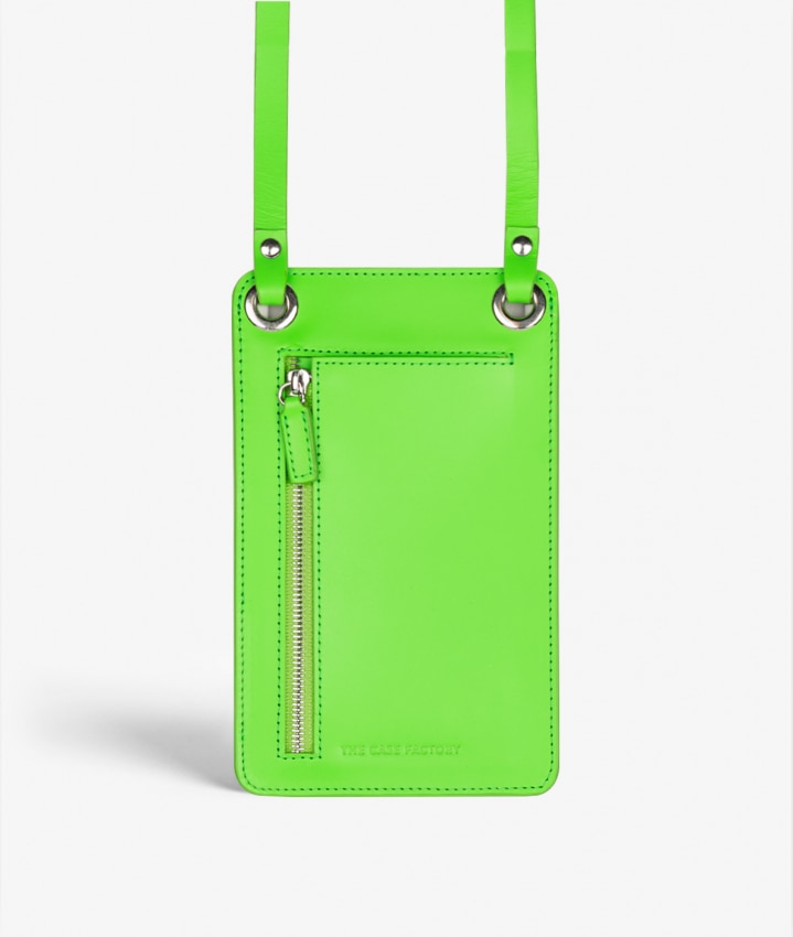 Smart Crossbody Taske Vegetable Tanned Smiley Grøn
