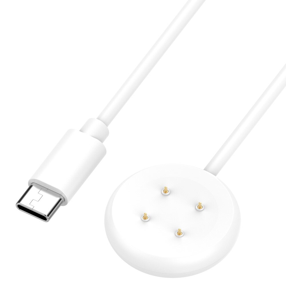 Komplet oplader Google Galaxy Watch 3 45mm kabel og vægoplader 20W Hvid