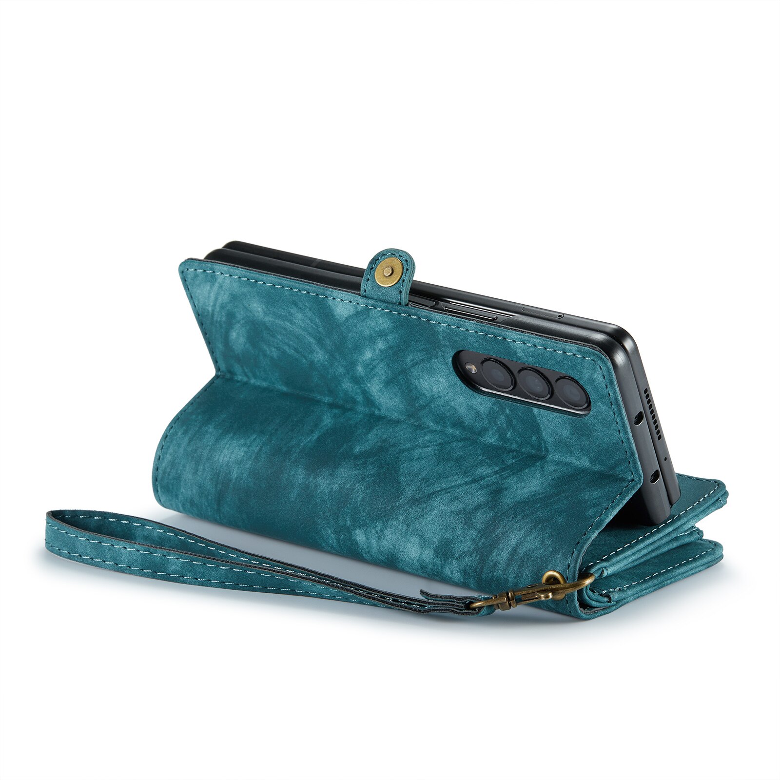 Multi-slot Mobiltaske Samsung Galaxy Z Fold 4 Blå