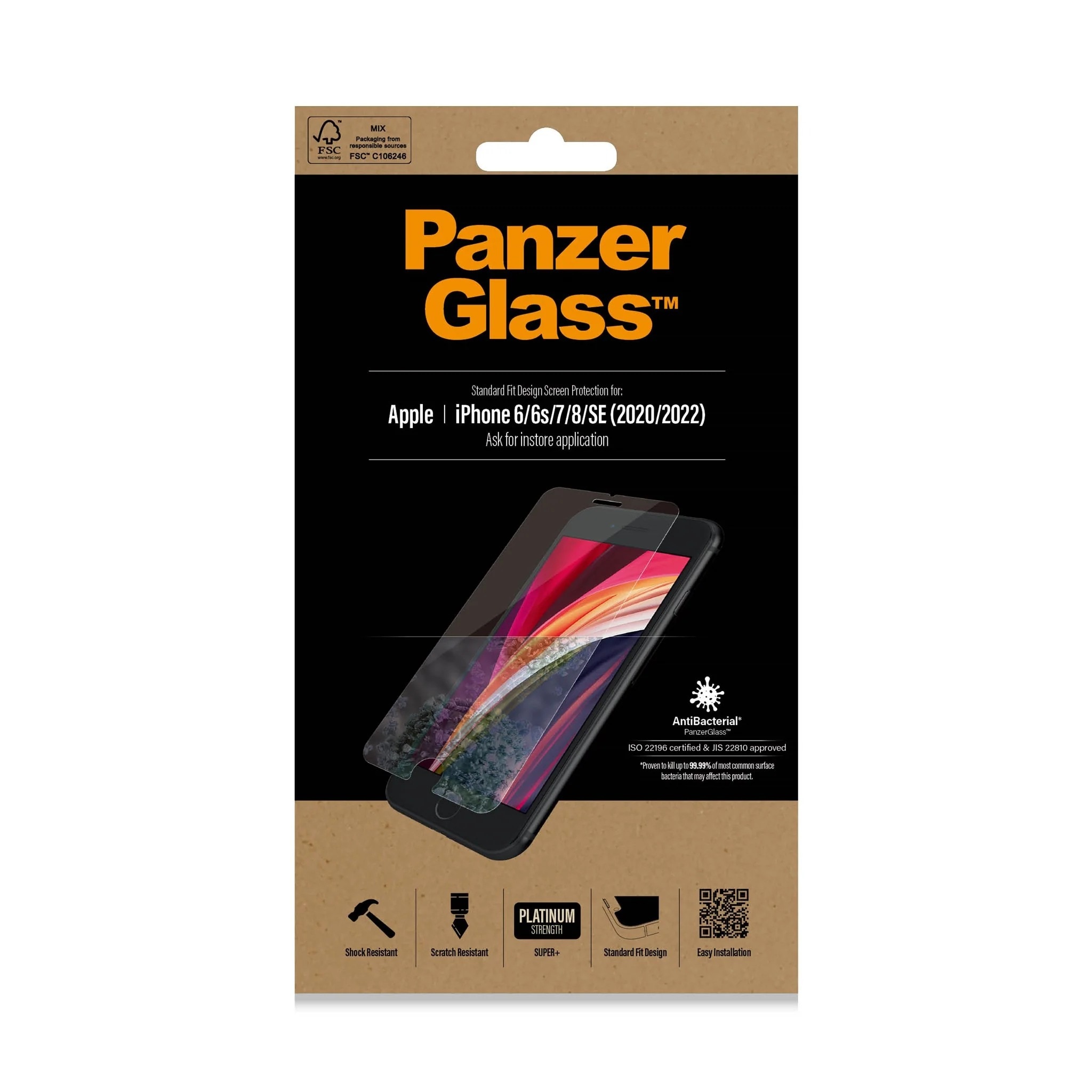 iPhone 7 Screen Protector/Skærmbeskyttelse