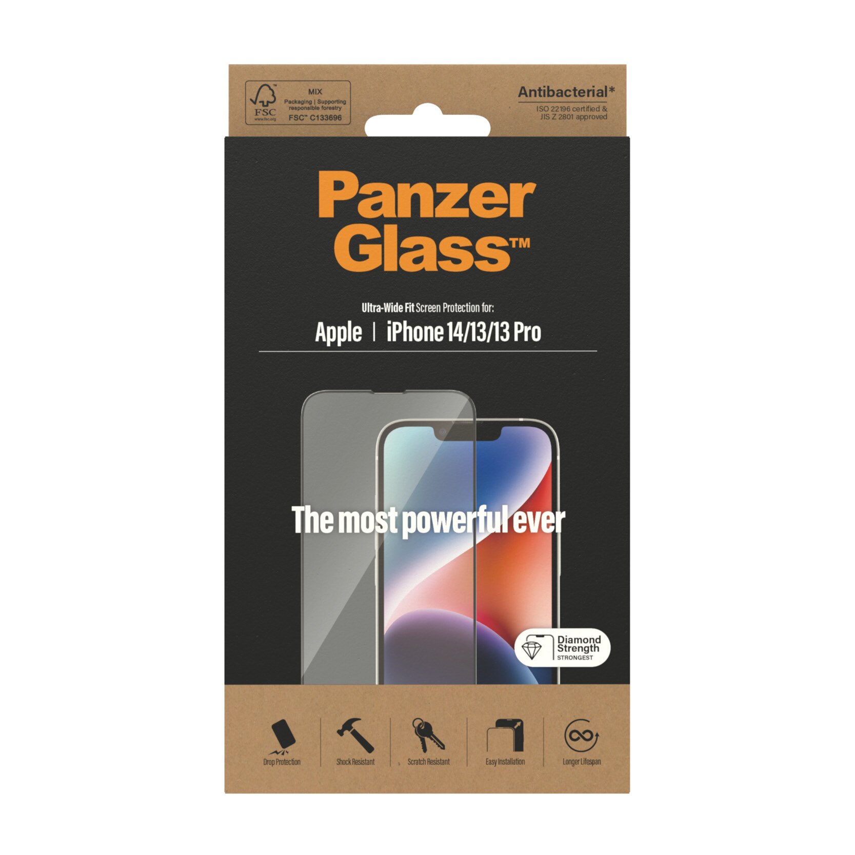 iPhone 13 Skærmbeskyttelse Ultra Wide Fit