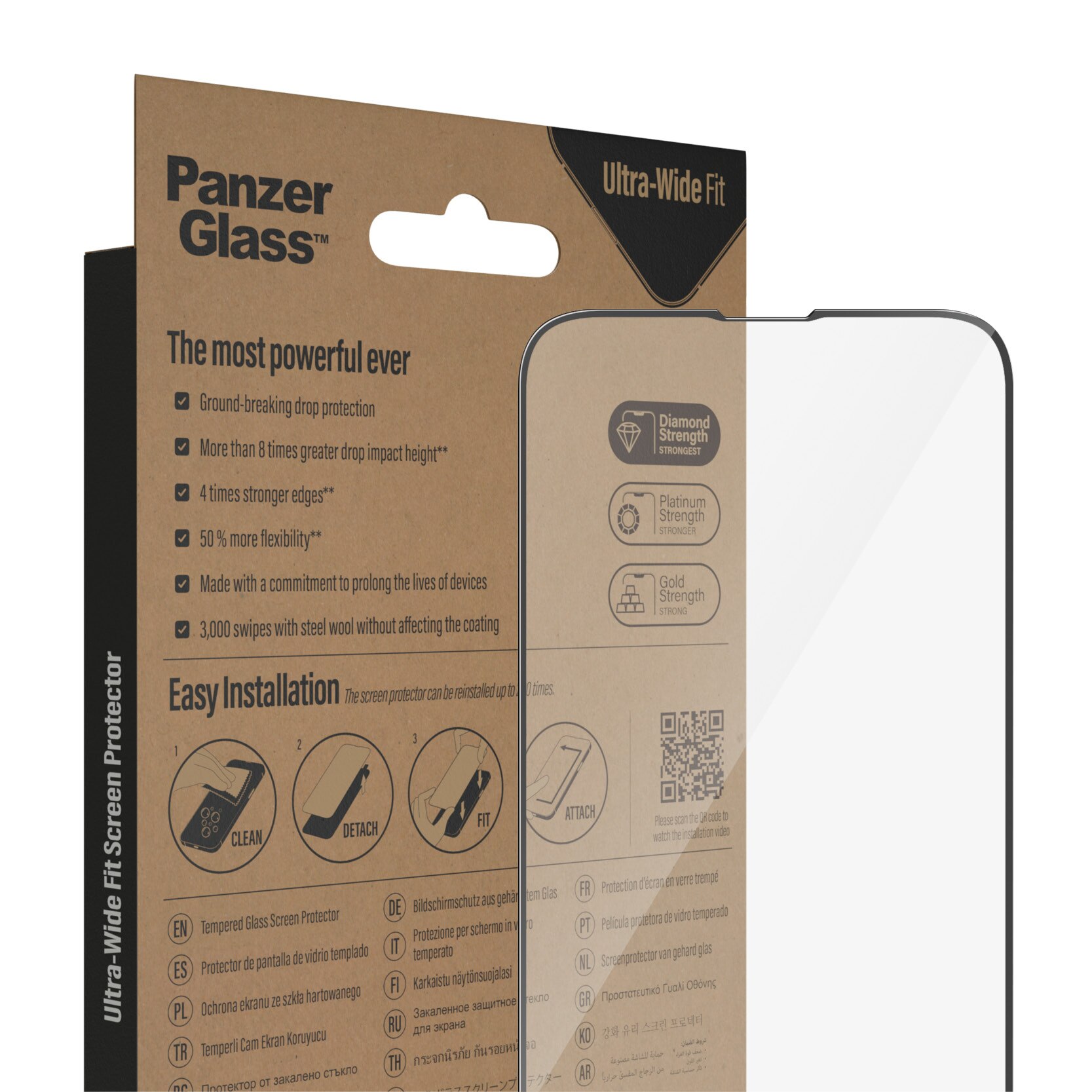 iPhone 13 Skærmbeskyttelse Ultra Wide Fit