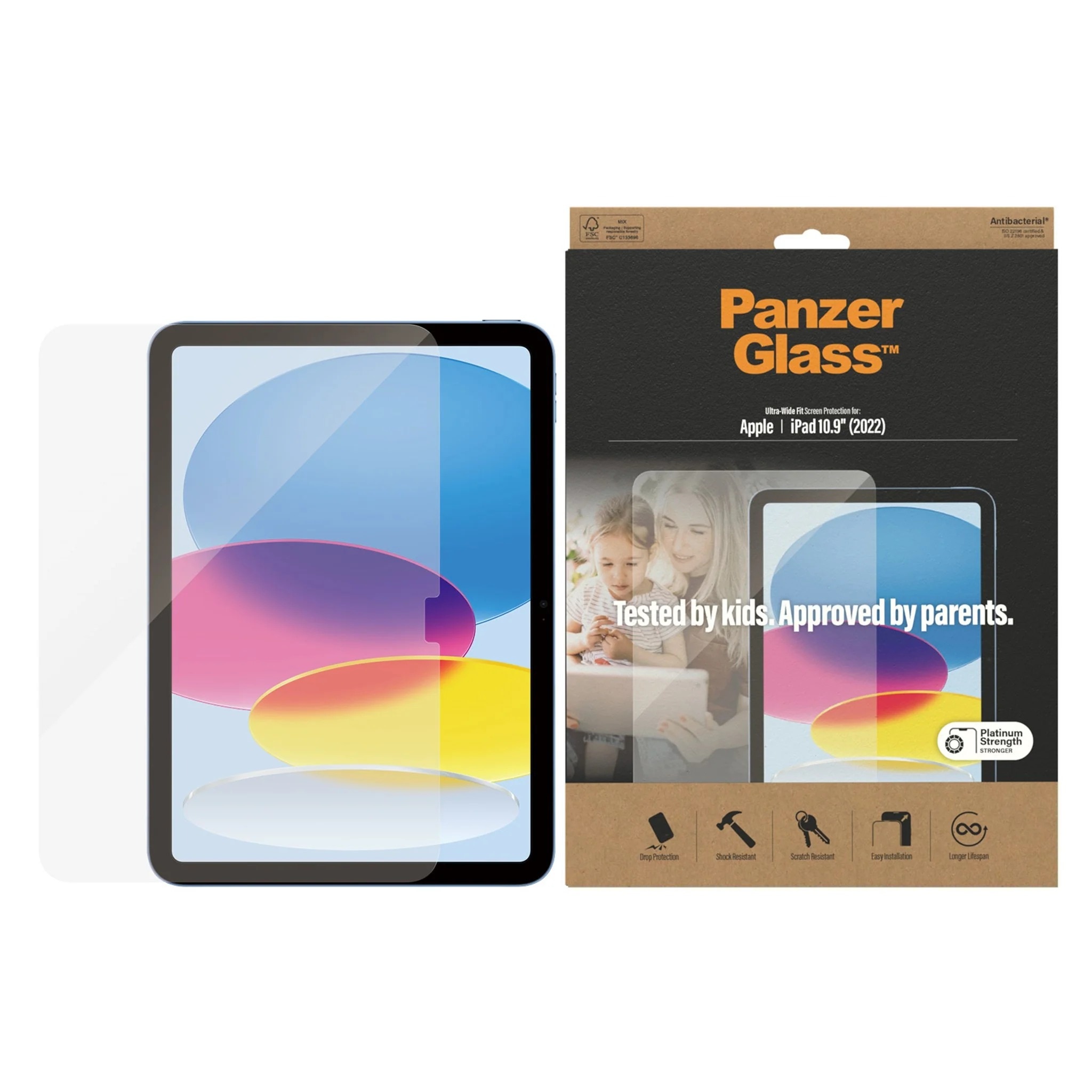 iPad 10.9 10th Gen (2022) Screen Protector/Skærmbeskyttelse Ultra Wide Fit