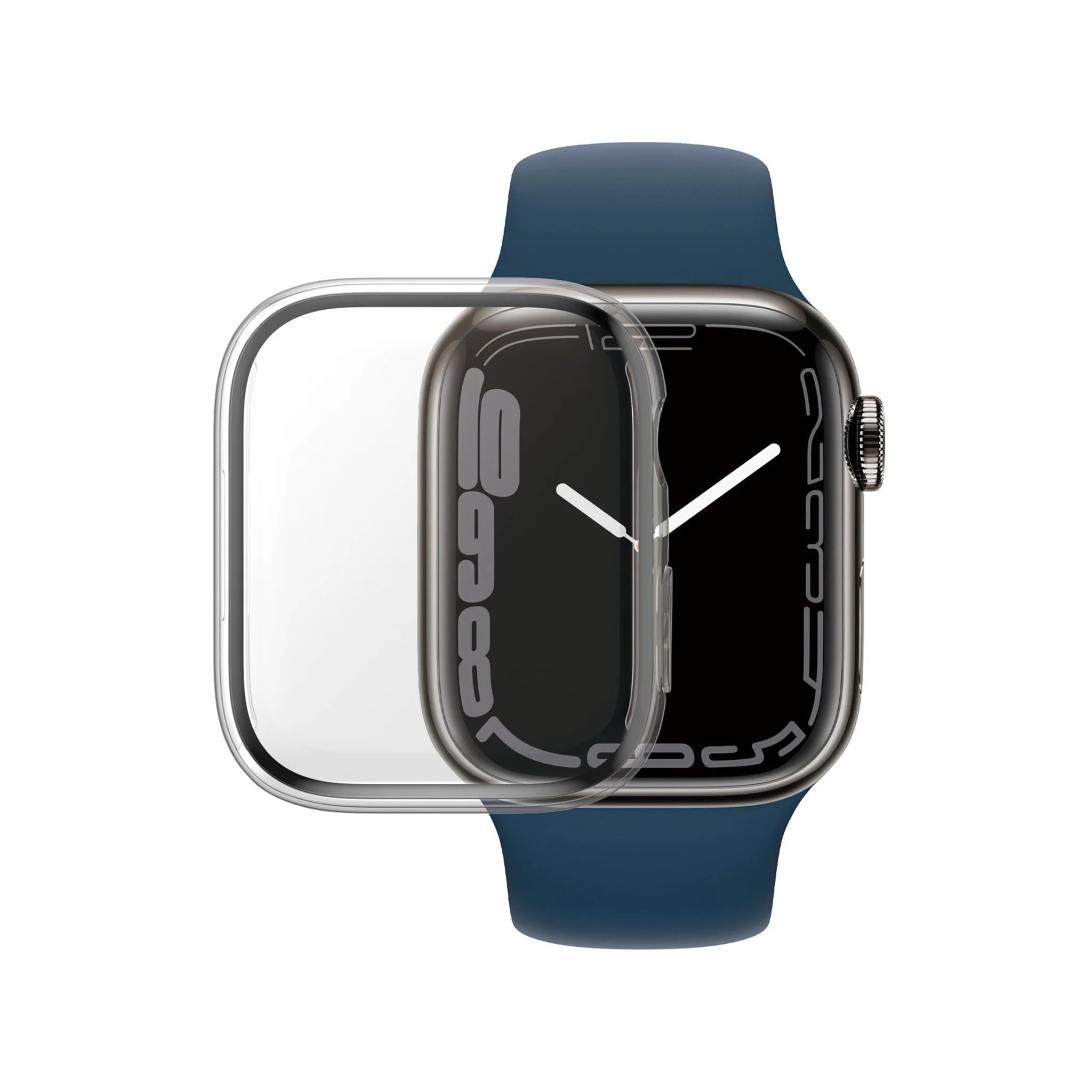 Apple Watch 45mm Series 8 Full Body Case Transparent