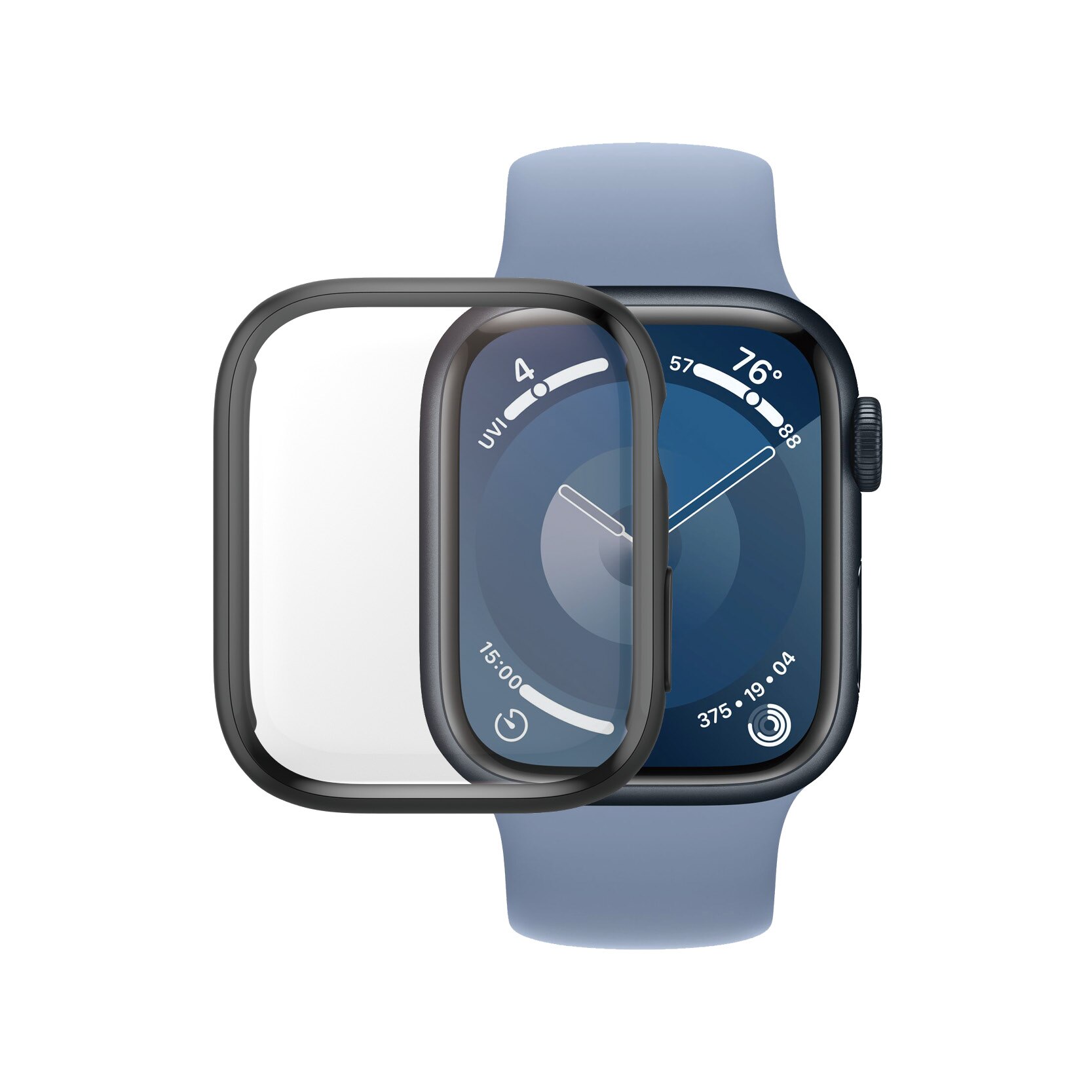 Apple Watch Series 9 41mm Full Body Case D3O Sort