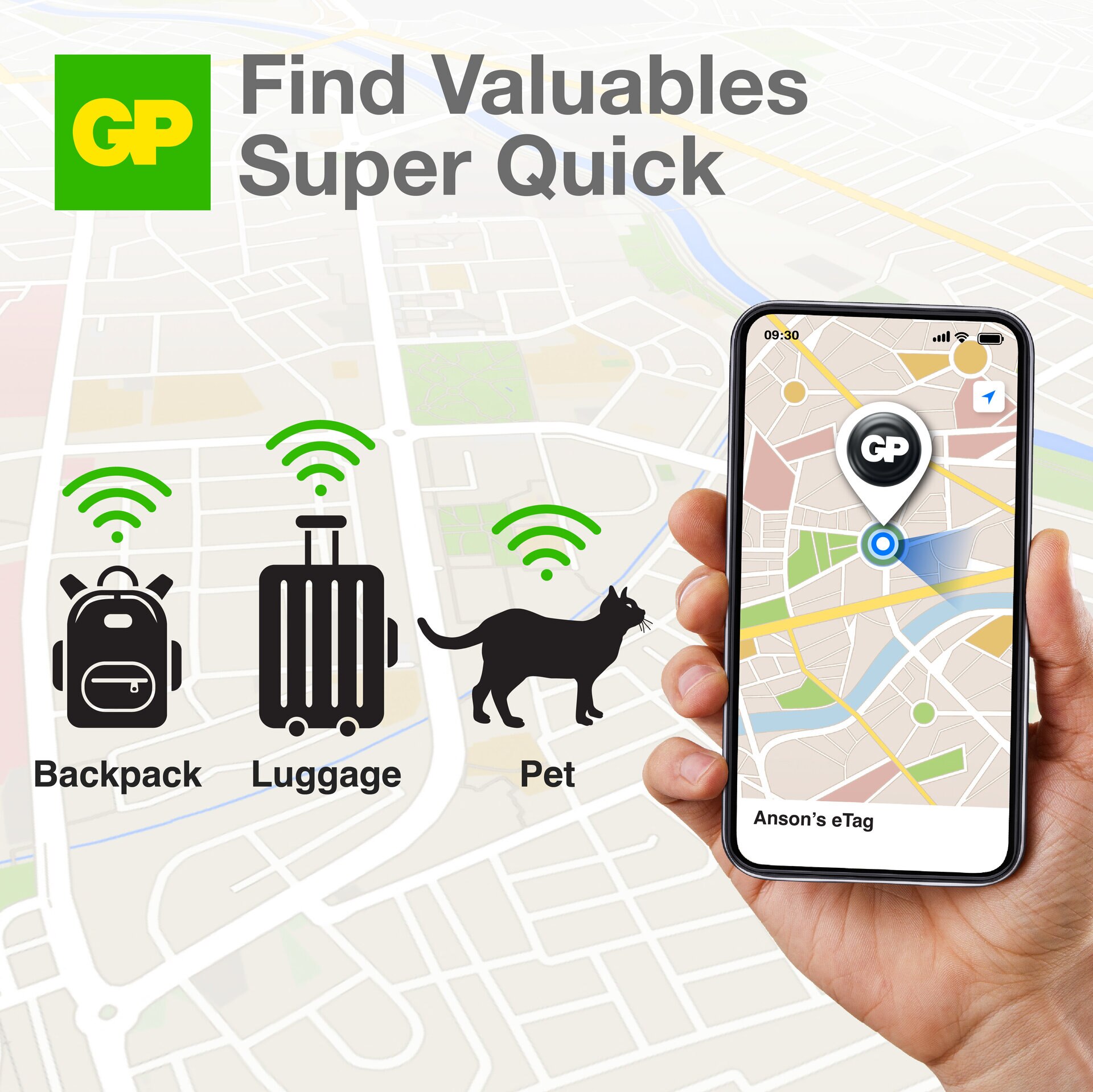 eTag Smart Tracker (1-pack) sort