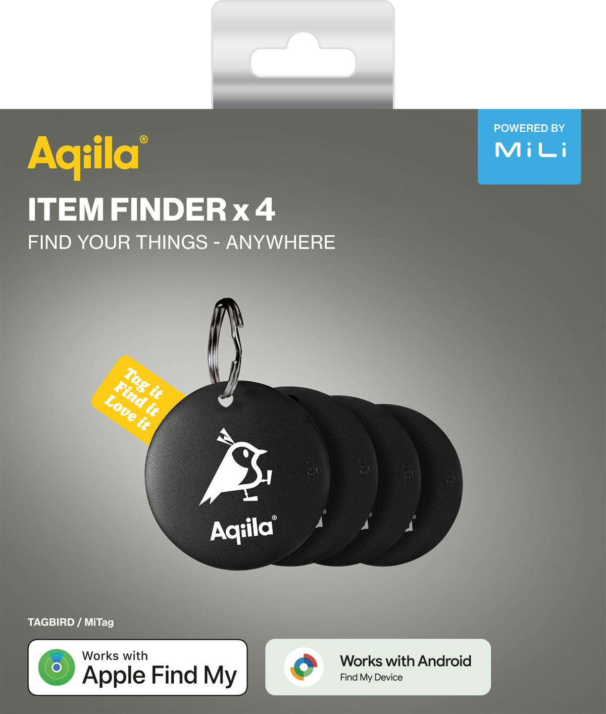 Tagbird Nøglering (4-pack) 