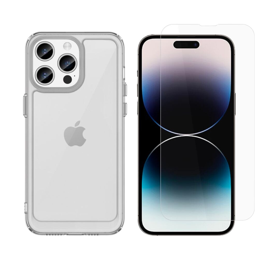 iPhone 15 Pro Max Beskyttelsessæt Cover og Skærmbeskyttelse