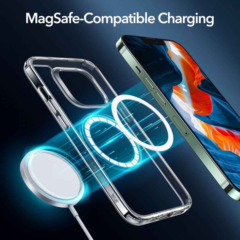 Classic Hybrid HaloLock MagSafe iPhone 13 Pro Max Gennemsigtig