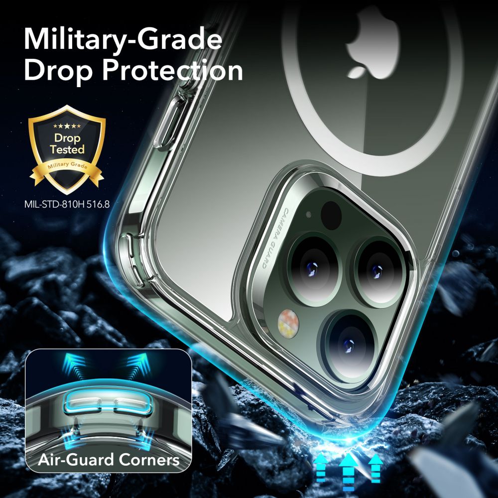 Classic Hybrid HaloLock MagSafe iPhone 13 Pro Max Gennemsigtig