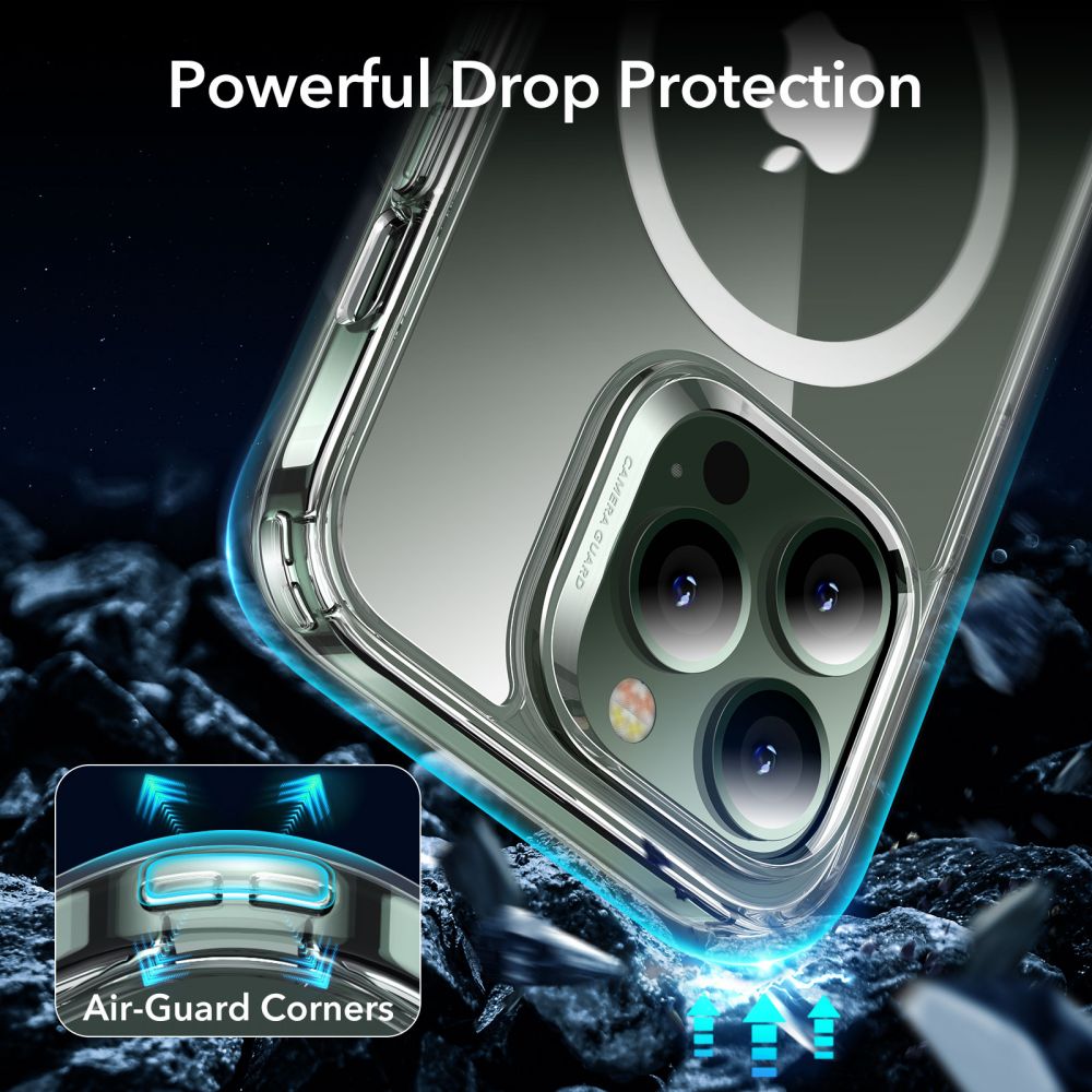 Classic Hybrid HaloLock MagSafe iPhone 13 Pro Max Gennemsigtig