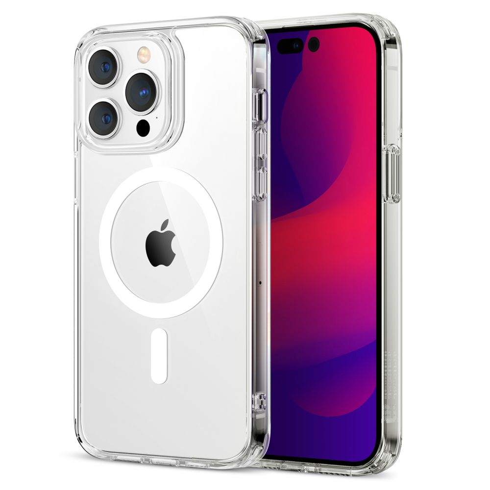 Classic Hybrid HaloLock MagSafe iPhone 14 Pro Max Gennemsigtig