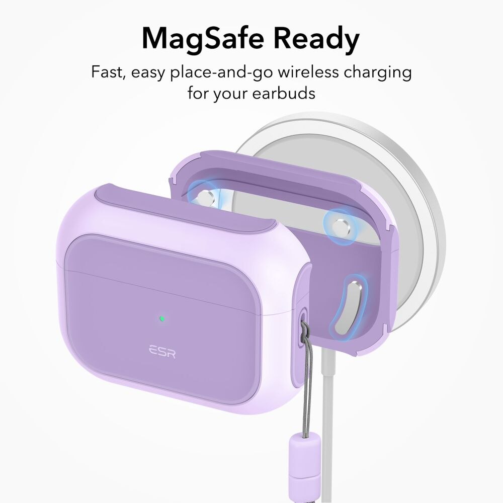 Orbit HaloLock Magsafe Case Apple AirPods Pro 2 Lavender