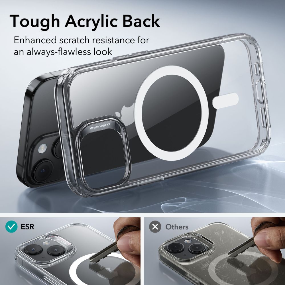 Classic Hybrid HaloLock MagSafe iPhone 15 Plus Gennemsigtig