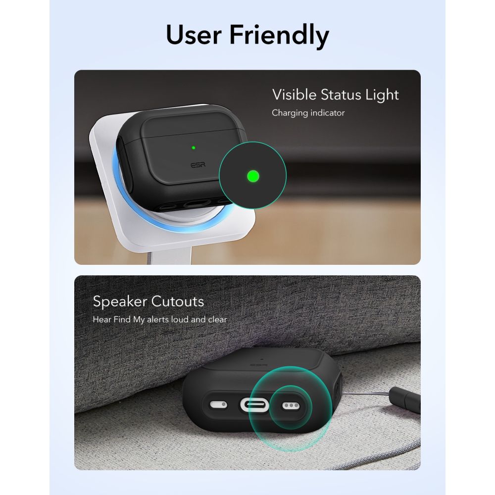 Orbit HaloLock Magsafe Case Apple AirPods Pro 3 Black